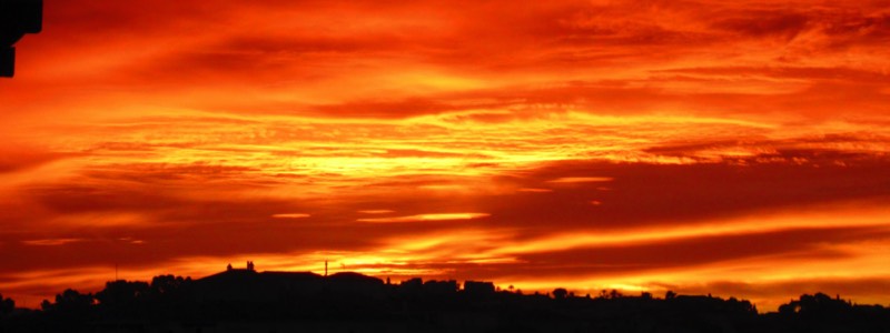Sunset hotel California Spain