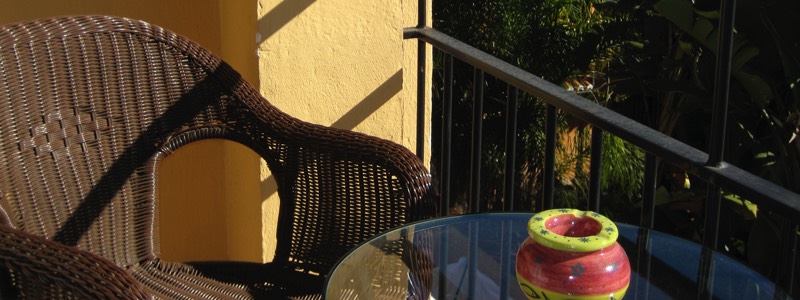 Balcony hotel California Spain